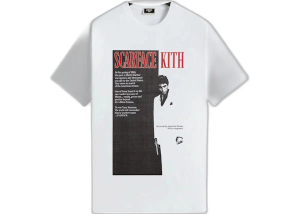Kith x Scarface Film Poster Vintage Tee - White