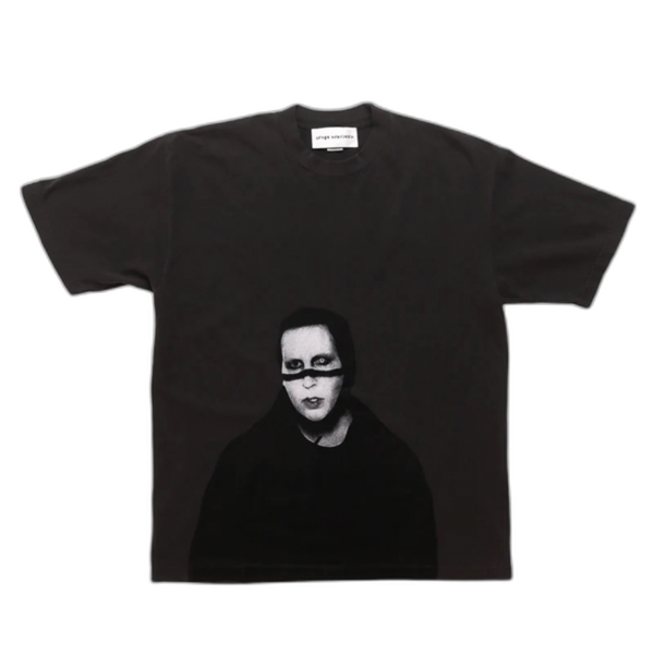 Marilyn Manson T Shirt Charcoal