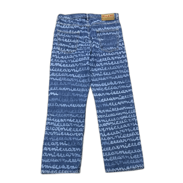 Marni All Over Print Jeans - Unique Fashion Statement