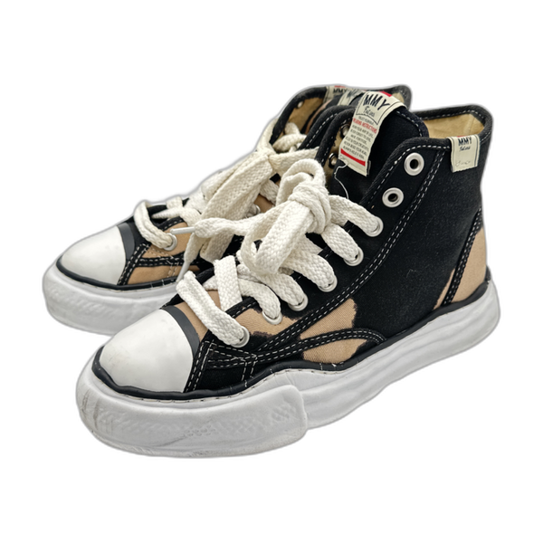 Miharayasuhiro Black and Beige OG Sole High-Top