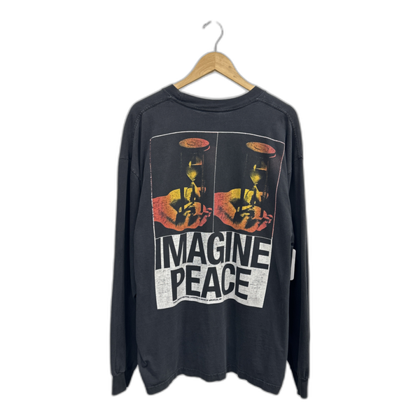 Miracle Seltzer Imagine Peace Long Sleeve Shirt - Pre-Owned XL