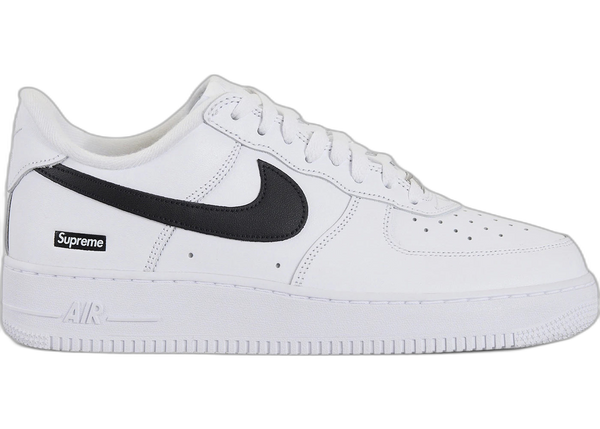 Nike Air Force 1 Low Supreme White Black - Classic Streetwear Sneakers