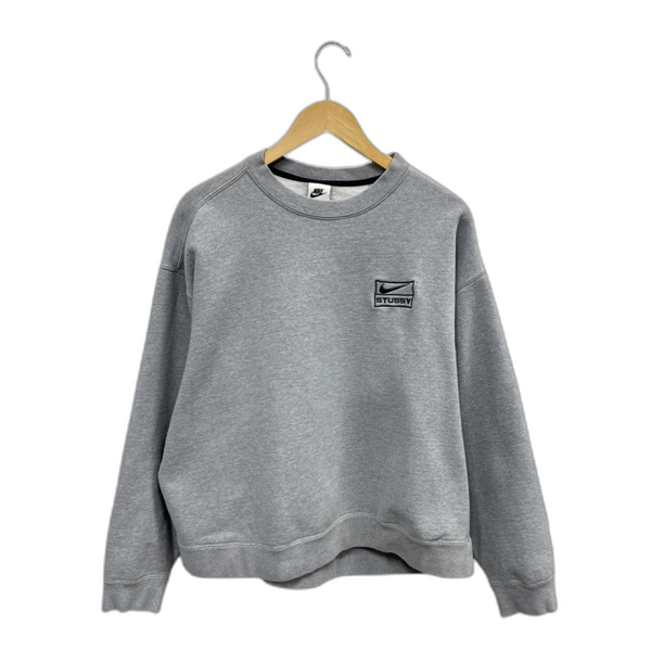 Nike x Stussy Crew Fleece Grey - Pre-Owned Size L