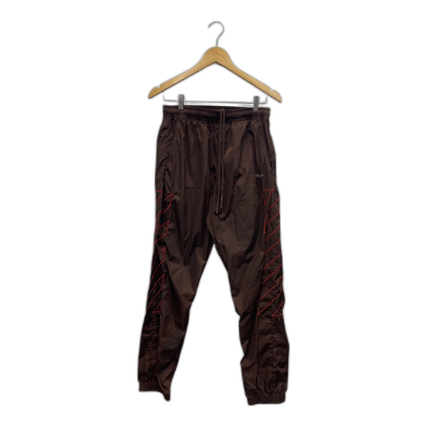 OFF-WHITE Brown Nylon Pants
