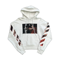 Off-White Caravaggio Paint Over  White Hoodie