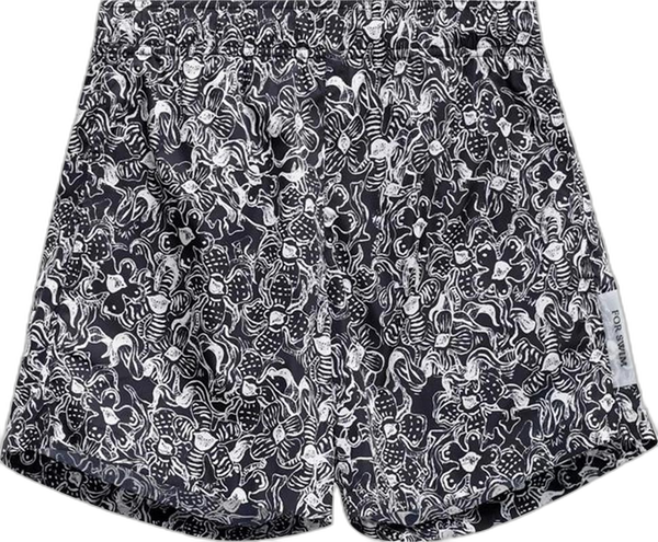 Off-White Floral Swimshorts 'Dark Blue'