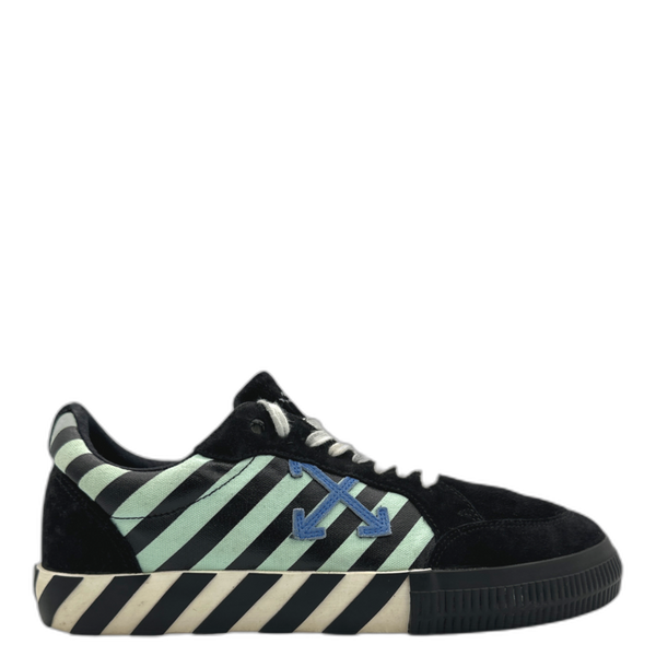 OFF-WHITE Low Vulcanized Green - Pre-Owned EU44 Sneakers