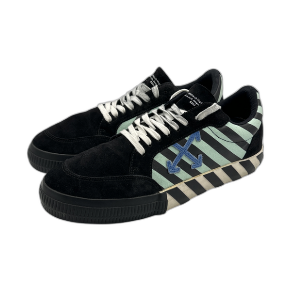 OFF-WHITE Low Vulcanized Green - Pre-Owned EU44 Sneakers