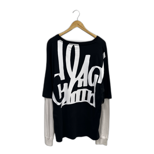Off-White x Katsu Double-Sleeve Tee 'Black/White' - Stylish Streetwear
