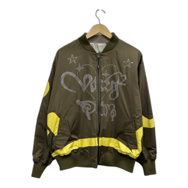 Perks and Mini Varg 2.0 Reversible Bomber Jacket in Olive