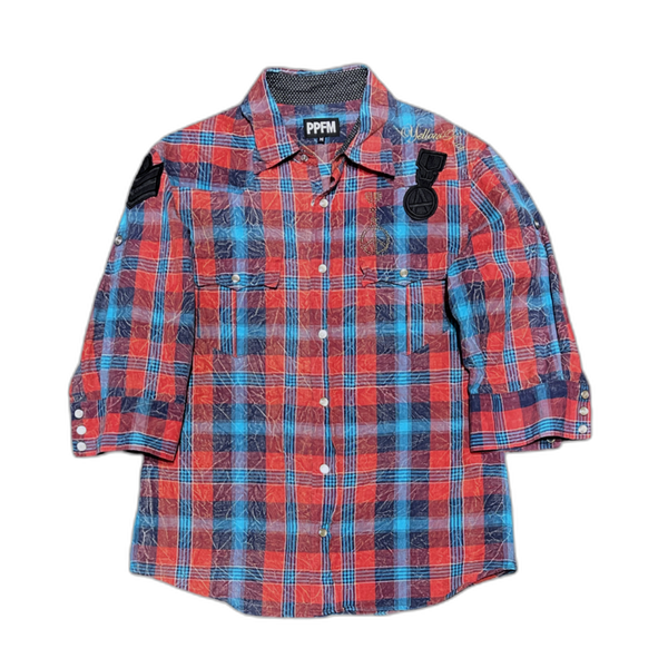 PPFM Pearl Snap Flannel Shirt