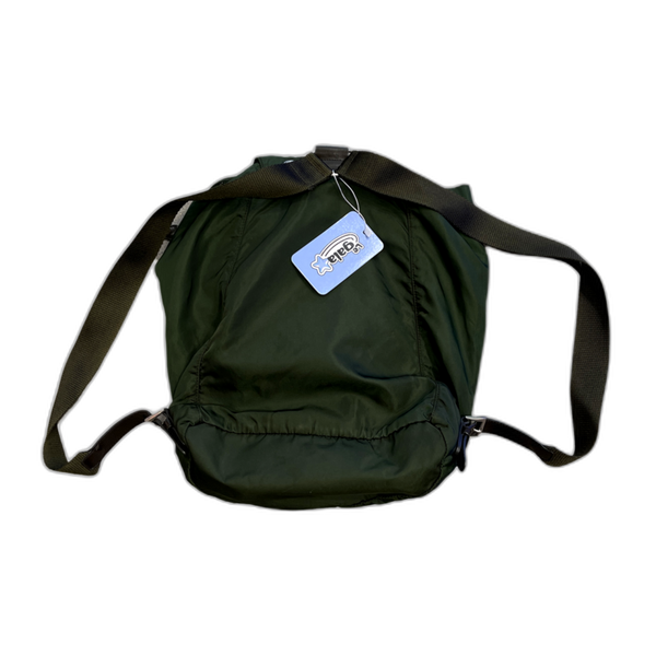 Prada Olive Green Bucket Backpack