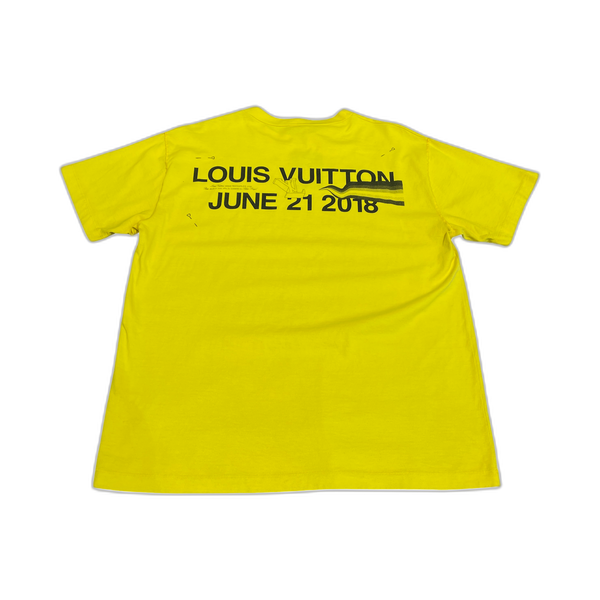 2018 Louis Vuitton Runway Yellow Tee