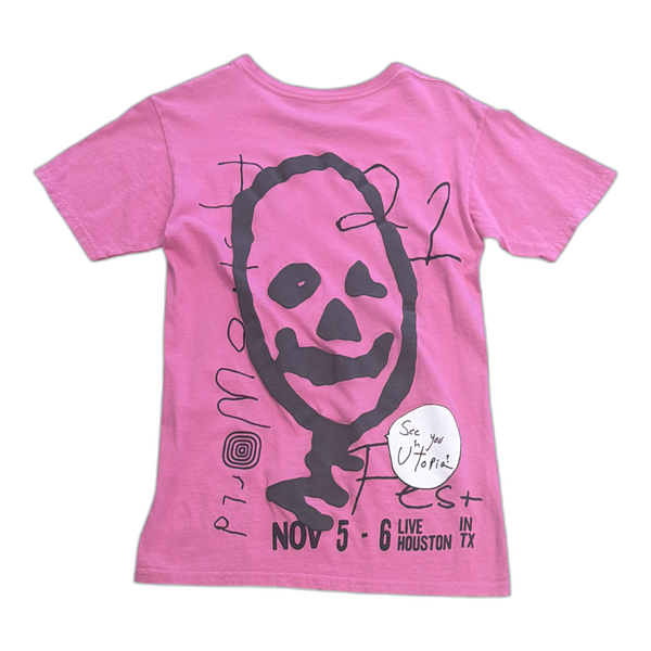 Astroworld Astrofest Pink Tee