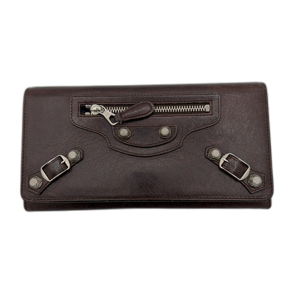 Balenciaga Brown City Wallet