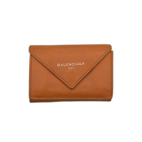 Balenciaga Orange Envelope Wallet