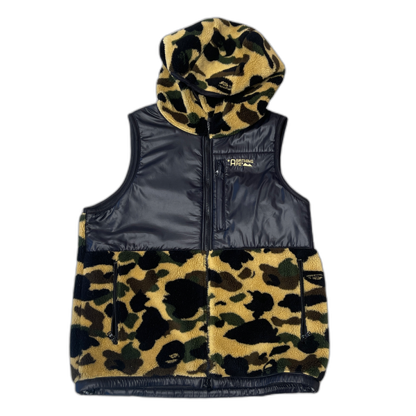 Bape Fleece Hooded Vest