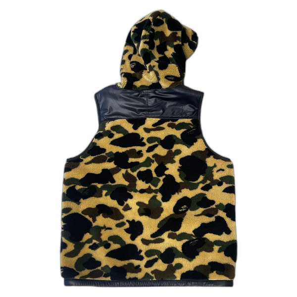 Bape Fleece Hooded Vest