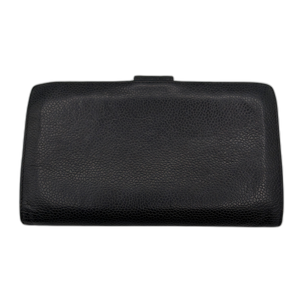 Chanel Black Caviar Leather Wallet