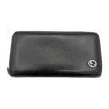 Gucci Leather Black Long Wallet