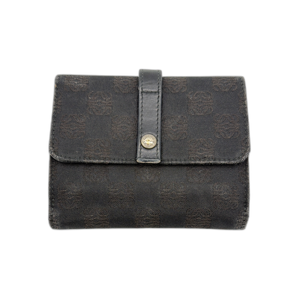 Loewe Black Monogram Square Wallet
