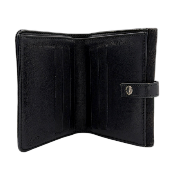Loewe Black Monogram Square Wallet