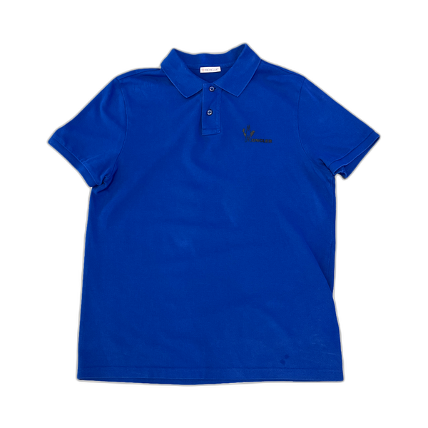 Moncler Blue Vintage Polo