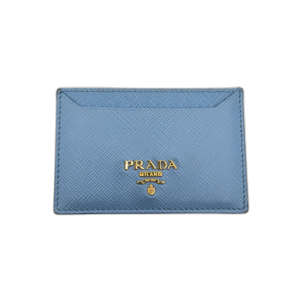 Prada Blue Card Holder