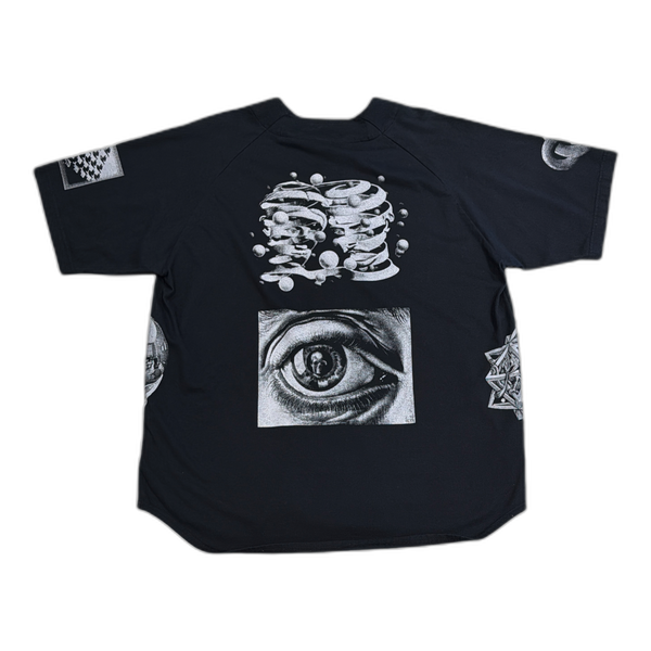 Supreme MC Escher Baseball Jersey Black