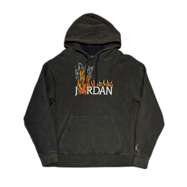 Travis Scott MJ Fleece Hoodie Black