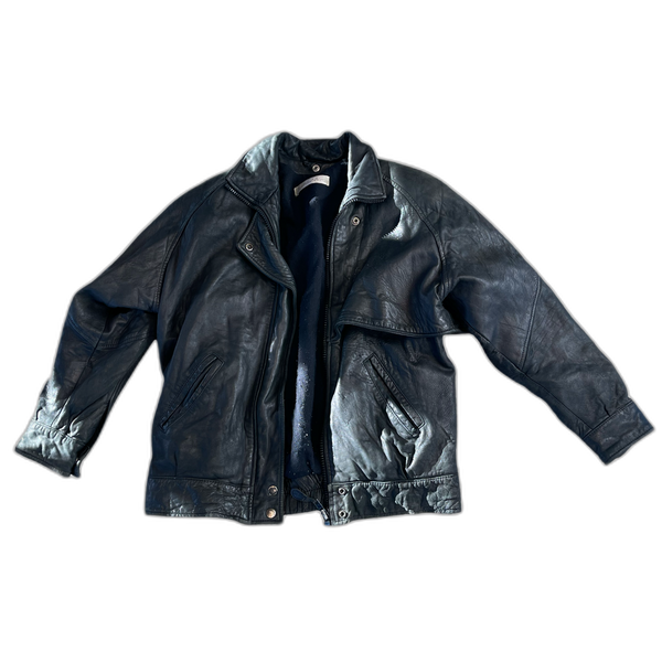 Vintage Leather Bomber