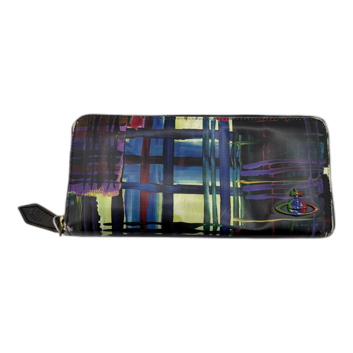 Vivienne Westwood Multi-Color Long Zip Wallet