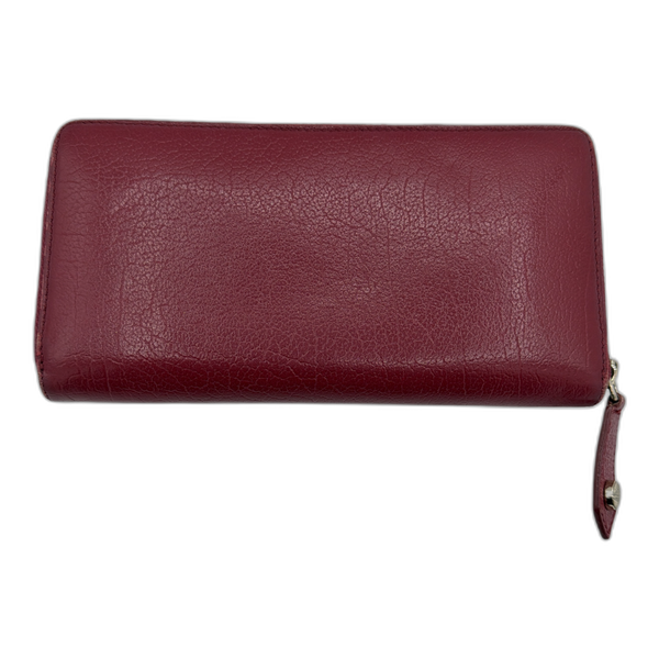 Vivienne Westwood Zip Up Red Long Wallet