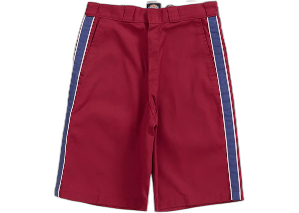 Supreme Dickies Stripe 13” Loose Fit Work Short Maroon