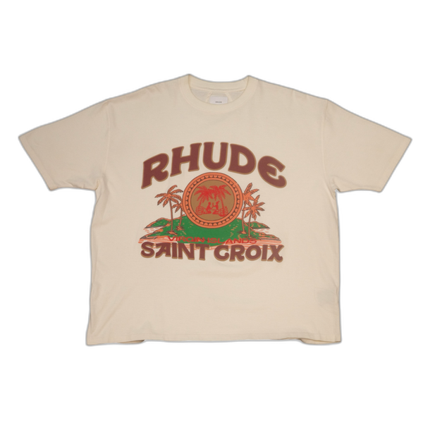Rhude Saint Croix Tee Cream