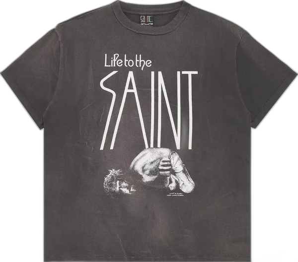 Saint Michael Life to the Saint Shirt - Vintage Black