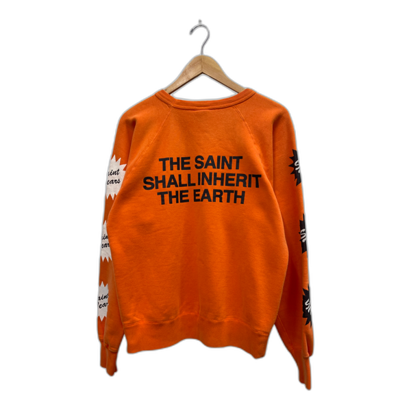 Saint Mxxxxxx x Denim Tears Milk Pack Raglan Sleeve Sweatshirt - Vintage Orange