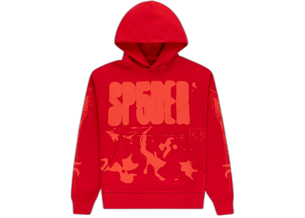 Sp5der X-Ray Hoodie Red