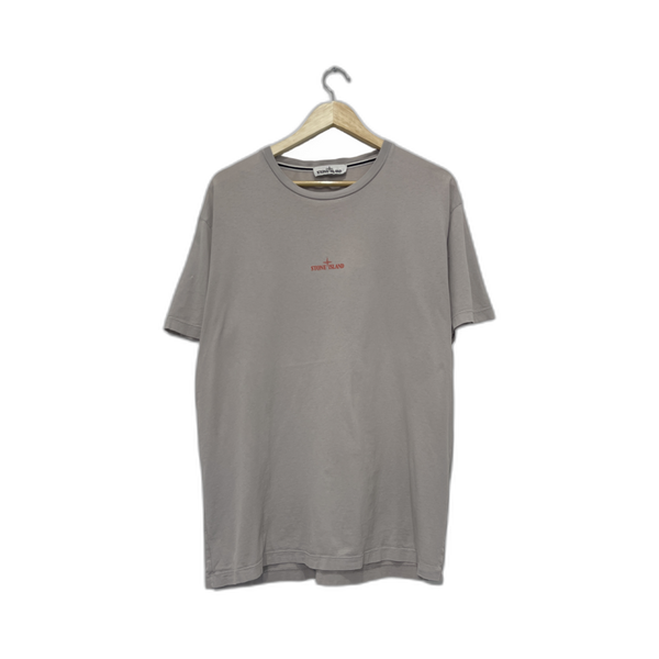 Stone Island Primavera Estate Grey/Red Tee