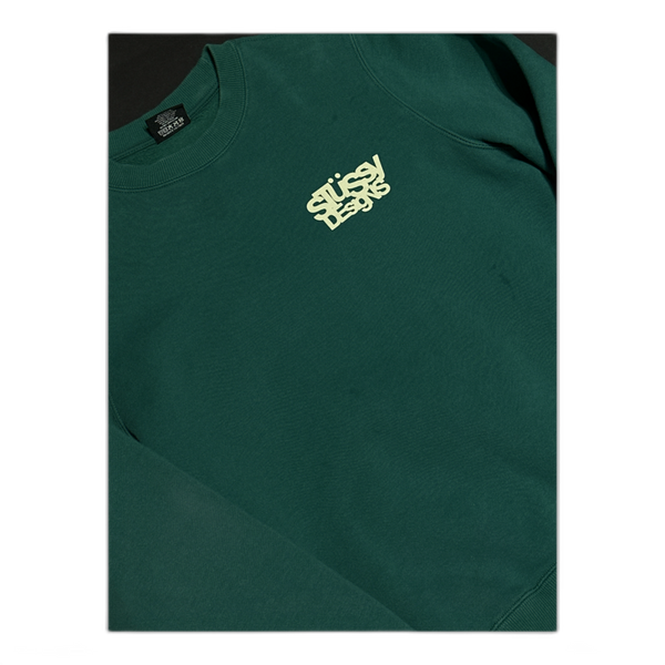 Stussy Designs Crewneck Green - Pre-Owned