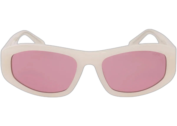 Stussy Landon Sunglasses Cream/Pink Lens