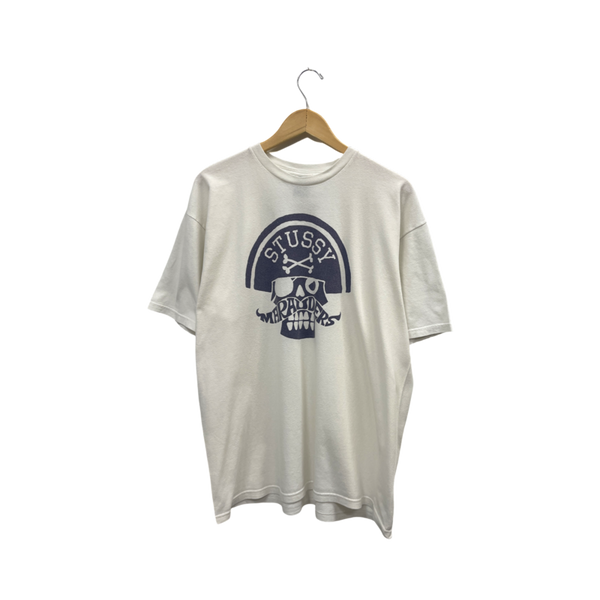 Stussy Maraliders Pirate Tee White