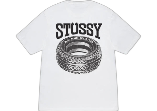 Stussy Tough Tread Tee - White