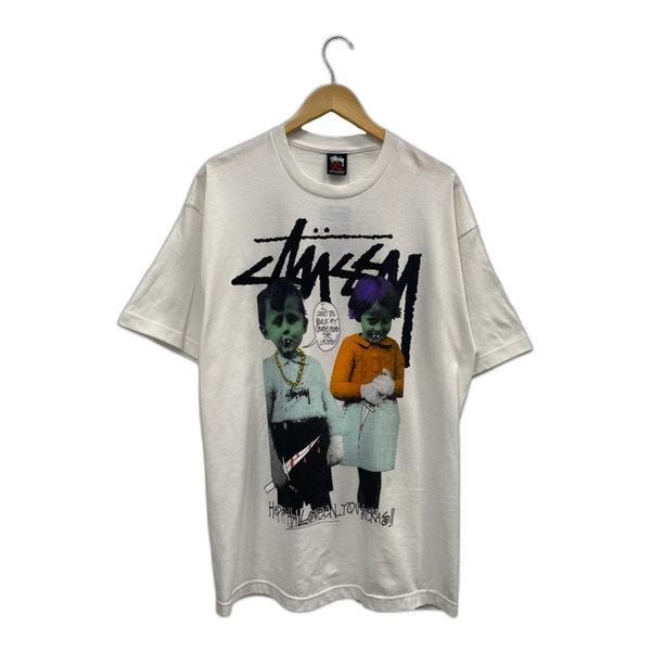 Stussy Vintage Halloween Tee - White