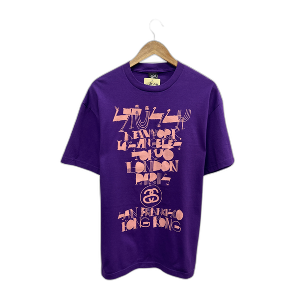 Stussy x Cody Hudson World Tour Tee - Purple
