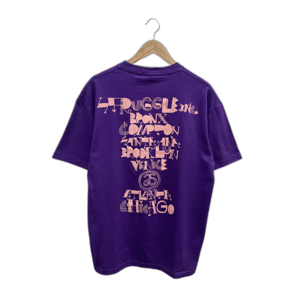 Stussy x Cody Hudson World Tour Tee - Purple