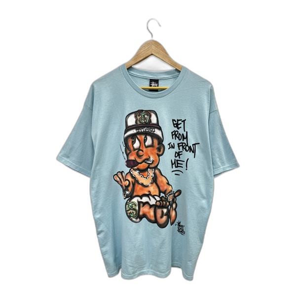 Stussy x Shirt King Baby Tee - Teal