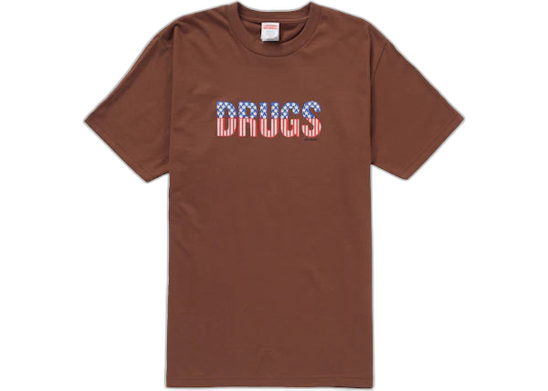 Supreme Drugs Tee Brown - Premium Streetwear T-Shirt