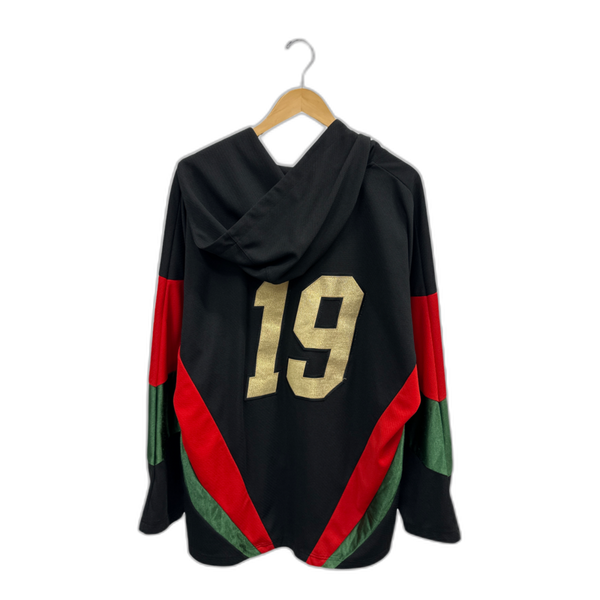 Supreme Hooded Hockey Jersey in Black