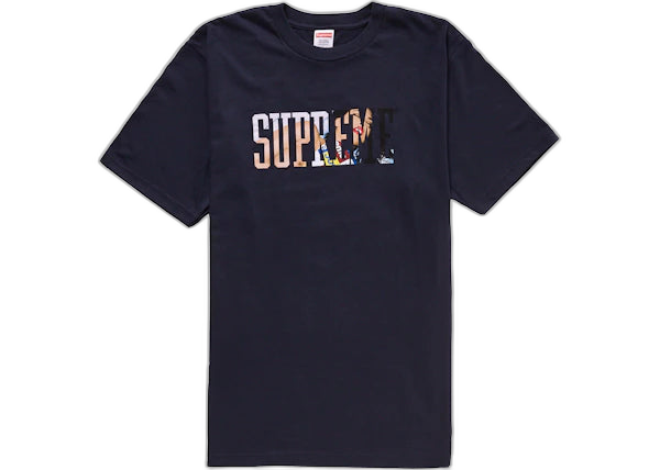Supreme Tera Patrick Collegiate Tee in Navy